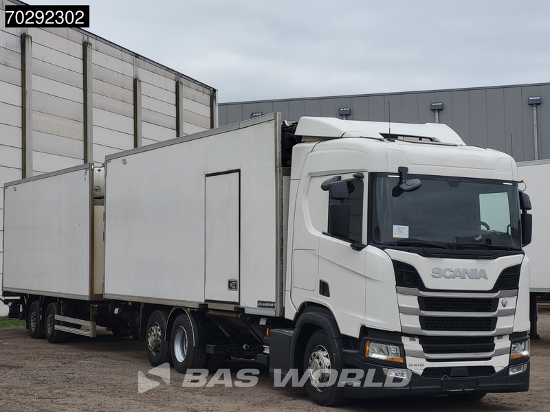 Scania R410 6X2 Refrigerated Combi Lamberet Carrier Retarder Euro 6 - Camión frigorífico: foto 3 Scania R410 6X2 Refrigerated Combi Lamberet Carrier Retarder Euro 6 - Camión frigorífico: foto 3