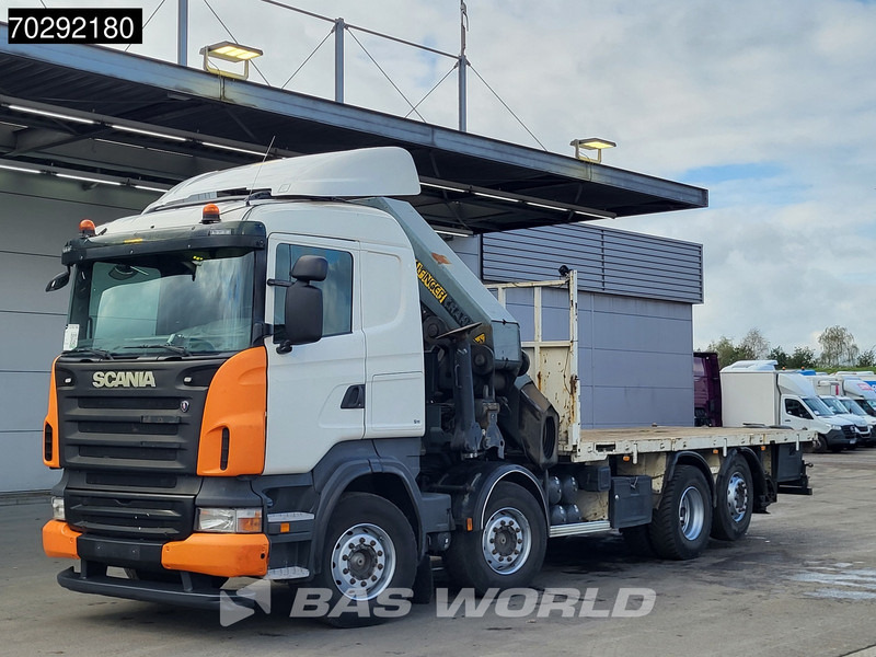 Camión caja abierta, Camión grúa Scania R420 8X2 Palfinger PK74002 Kran Crane Retarder Lift-Steering Axle Euro 4: foto 19 Camión caja abierta, Camión grúa Scania R420 8X2 Palfinger PK74002 Kran Crane Retarder Lift-Steering Axle Euro 4: foto 19