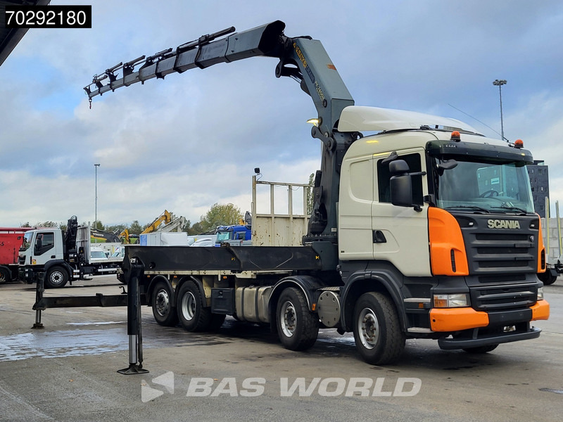 Scania R420 8X2 Palfinger PK74002 Kran Crane Retarder Lift-Steering Axle Euro 4 - Camión caja abierta, Camión grúa: foto 3 Scania R420 8X2 Palfinger PK74002 Kran Crane Retarder Lift-Steering Axle Euro 4 - Camión caja abierta, Camión grúa: foto 3