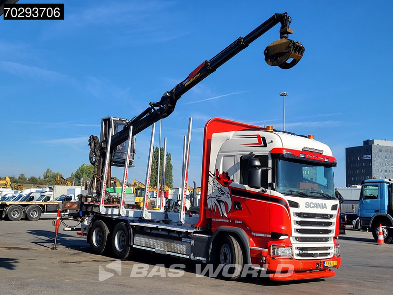 Scania R450 R 6X4 NL-Truck Kesla 2110T Crane Kran Holztransport Manual ACC Xenon Euro 6 - Camión forestal, Camión grúa: foto 3 Scania R450 R 6X4 NL-Truck Kesla 2110T Crane Kran Holztransport Manual ACC Xenon Euro 6 - Camión forestal, Camión grúa: foto 3
