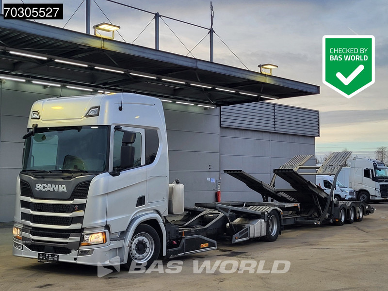 Scania R500 4X2 Rolfo Hercules 3 Truck Transporter Air suspension Automatic Euro 6 - Camión portavehículos: foto 1 Scania R500 4X2 Rolfo Hercules 3 Truck Transporter Air suspension Automatic Euro 6 - Camión portavehículos: foto 1