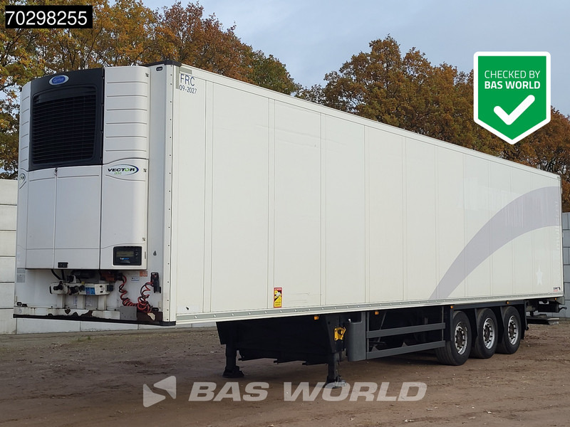 Schmitz Cargobull Carrier Vector 1550 Select 3 axles APK 10/26 Laadklep 2x Liftas Bloemenbreed - Semirremolque frigorífico: foto 1 Schmitz Cargobull Carrier Vector 1550 Select 3 axles APK 10/26 Laadklep 2x Liftas Bloemenbreed - Semirremolque frigorífico: foto 1