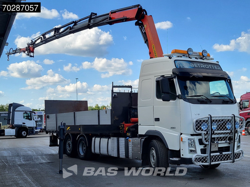 Volvo FH 480 FH 6X2 Palfinger PK26002 EH Kran Crane + Fly Jib Manual Liftachse Euro 5 - Camión caja abierta, Camión grúa: foto 3 Volvo FH 480 FH 6X2 Palfinger PK26002 EH Kran Crane + Fly Jib Manual Liftachse Euro 5 - Camión caja abierta, Camión grúa: foto 3