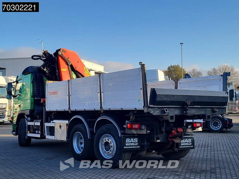 Volvo FM 340 FM 6X2 Palfinger PK23002 Crane 10m3 3-way tipper Lift+steering axle Euro 5 - Camión volquete, Camión grúa: foto 2 Volvo FM 340 FM 6X2 Palfinger PK23002 Crane 10m3 3-way tipper Lift+steering axle Euro 5 - Camión volquete, Camión grúa: foto 2