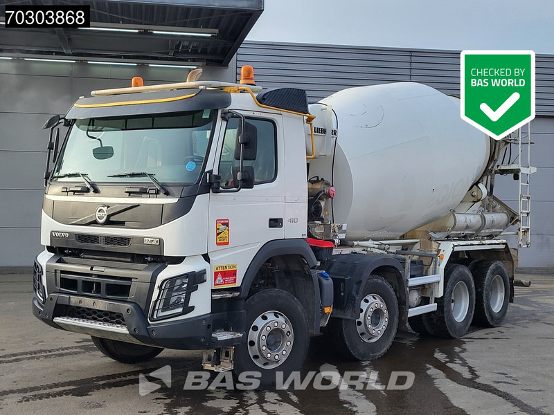 Volvo FMX 410 8X4 9m3 Liebherr mixer Steelsuspension Automatic Euro 6 - Camión hormigonera: foto 1 Volvo FMX 410 8X4 9m3 Liebherr mixer Steelsuspension Automatic Euro 6 - Camión hormigonera: foto 1