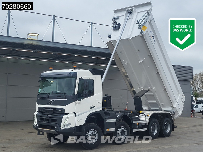Volvo FMX 460 8X6 20m3 KH-Kipper VEB LED Big-axle Steelsuspension Euro 6 - Camión volquete: foto 1 Volvo FMX 460 8X6 20m3 KH-Kipper VEB LED Big-axle Steelsuspension Euro 6 - Camión volquete: foto 1