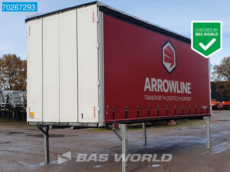 Wecon WPR 715 SG 6X2 Durchladesysteem 20FT / BDF / Wecon / Wechselbrücke - Toldo carrocería: foto 1 Wecon WPR 715 SG 6X2 Durchladesysteem 20FT / BDF / Wecon / Wechselbrücke - Toldo carrocería: foto 1
