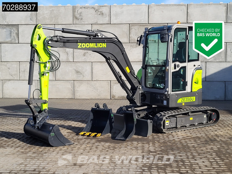 Zoomlion ZE35 GU FACTORY WARRANTY - CW/3 BUCKETS- CE CERTIFIED - Miniexcavadora: foto 1 Zoomlion ZE35 GU FACTORY WARRANTY - CW/3 BUCKETS- CE CERTIFIED - Miniexcavadora: foto 1