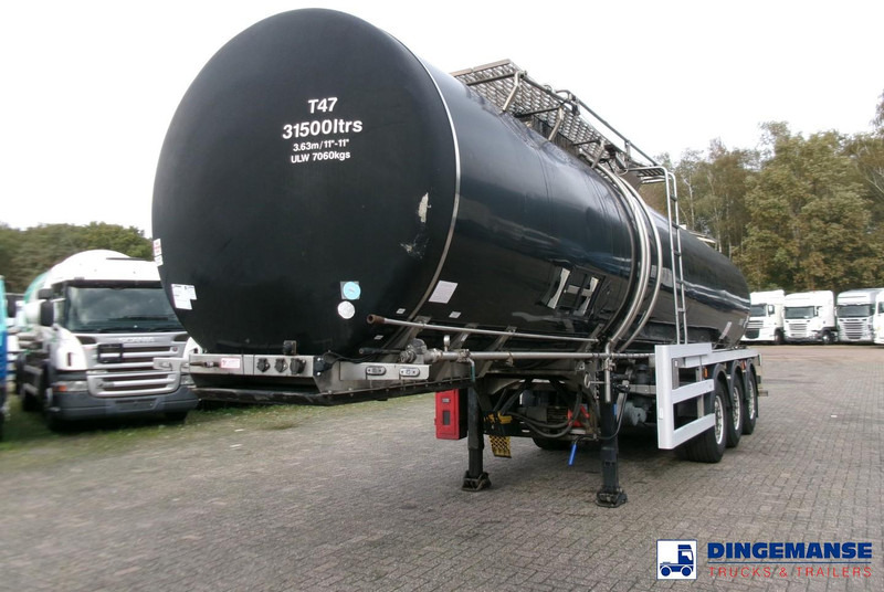 Crossland Bitumen tank inox 33 m3 / 1 comp + compressor + ADR L4BN - Semirremolque cisterna: foto 1 Crossland Bitumen tank inox 33 m3 / 1 comp + compressor + ADR L4BN - Semirremolque cisterna: foto 1
