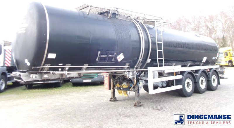 Crossland Bitumen tank inox 33 m3 / 1 comp + compressor + steam heating - Semirremolque cisterna: foto 1 Crossland Bitumen tank inox 33 m3 / 1 comp + compressor + steam heating - Semirremolque cisterna: foto 1
