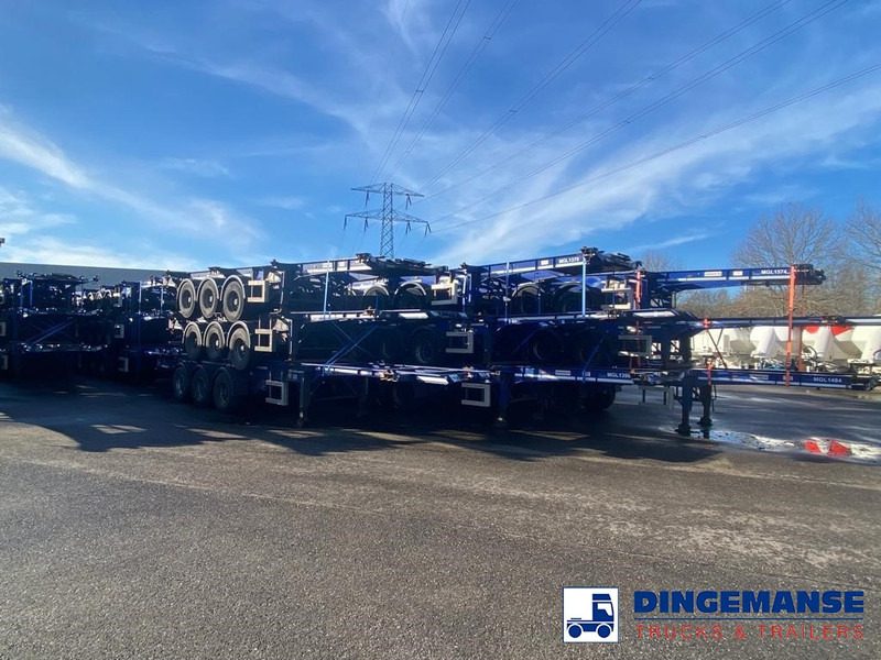 Camión portacontenedore/ Intercambiable Dennison Stack - 3 x container trailer 20-30-40-45 ft: foto 8