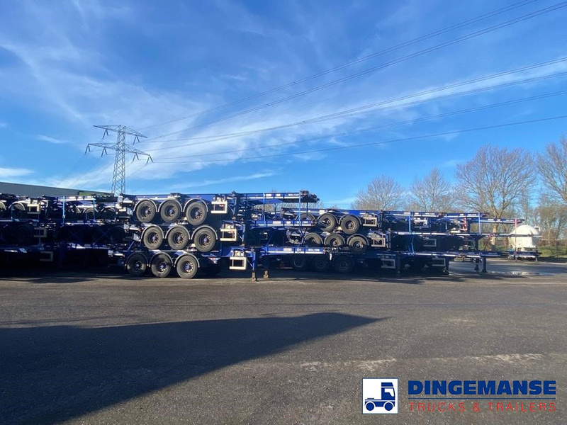 Camión portacontenedore/ Intercambiable Dennison Stack - 3 x container trailer 20-30-40-45 ft: foto 9