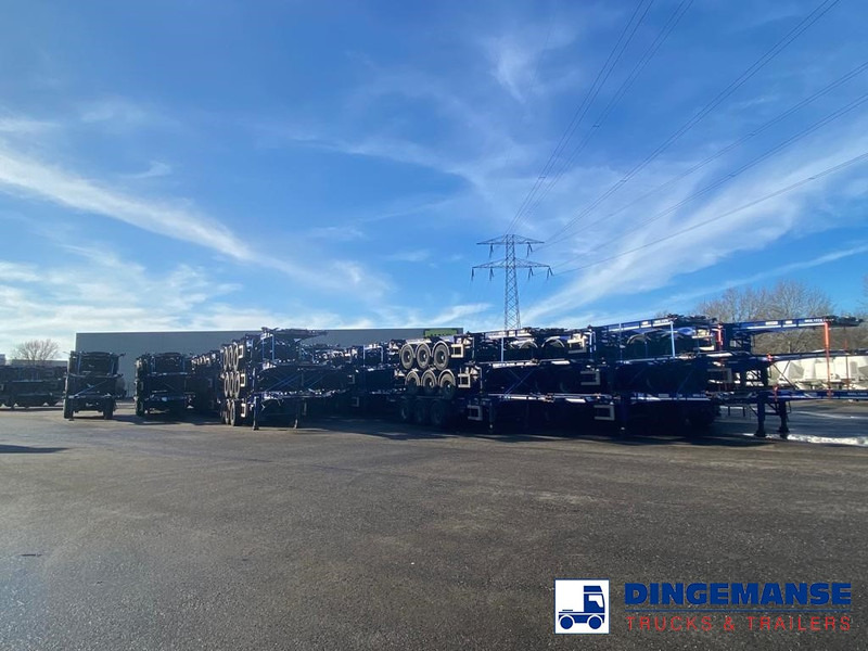 Camión portacontenedore/ Intercambiable Dennison Stack - 3 x container trailer 20-30-40-45 ft: foto 6