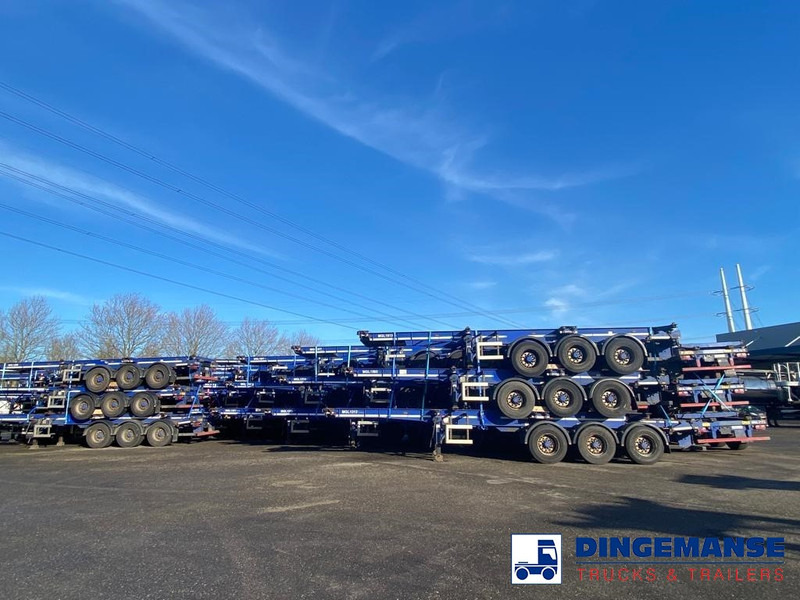 Camión portacontenedore/ Intercambiable Dennison Stack - 3 x container trailer 20-30-40-45 ft: foto 7