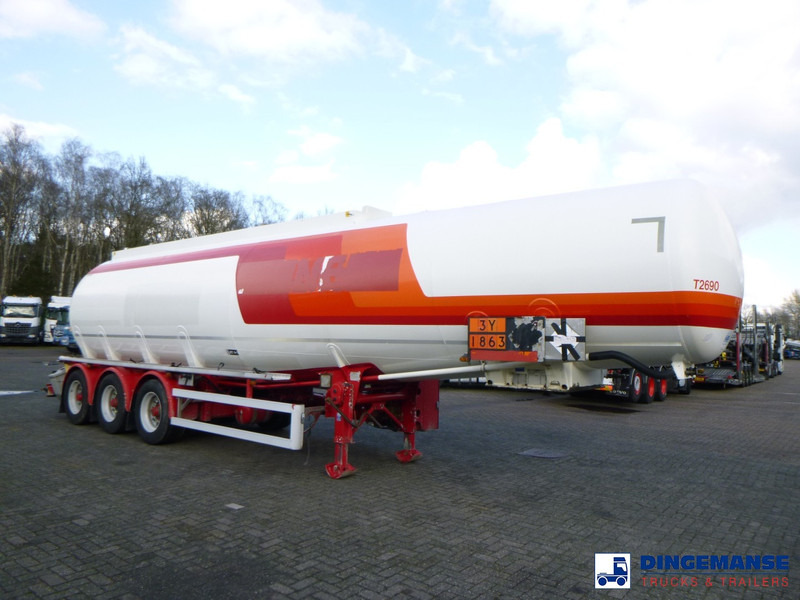Feldbinder Jet fuel tank 40 m3 / 1 comp + pump - Remolque cisterna: foto 2 Feldbinder Jet fuel tank 40 m3 / 1 comp + pump - Remolque cisterna: foto 2