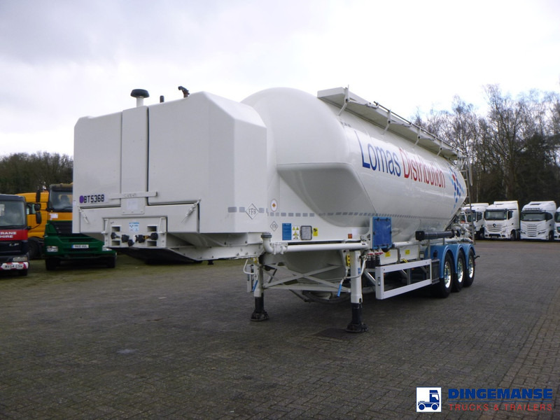 Feldbinder Powder tank alu 43 m3 + engine/compressor - Semirremolque cisterna: foto 1 Feldbinder Powder tank alu 43 m3 + engine/compressor - Semirremolque cisterna: foto 1