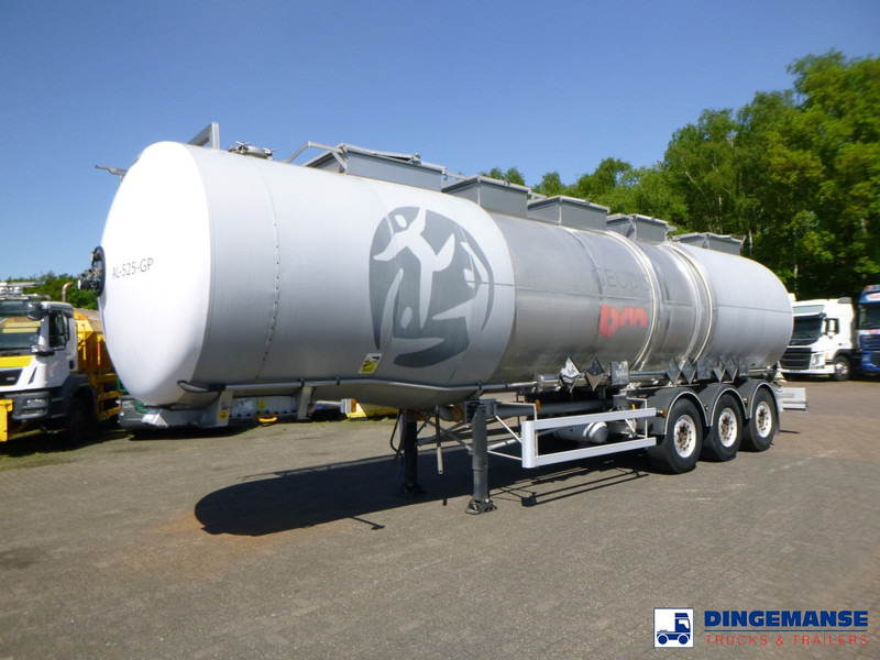 Magyar Chemical tank inox L4BH 44.5 m3 / 3 comp - Remolque cisterna: foto 1 Magyar Chemical tank inox L4BH 44.5 m3 / 3 comp - Remolque cisterna: foto 1