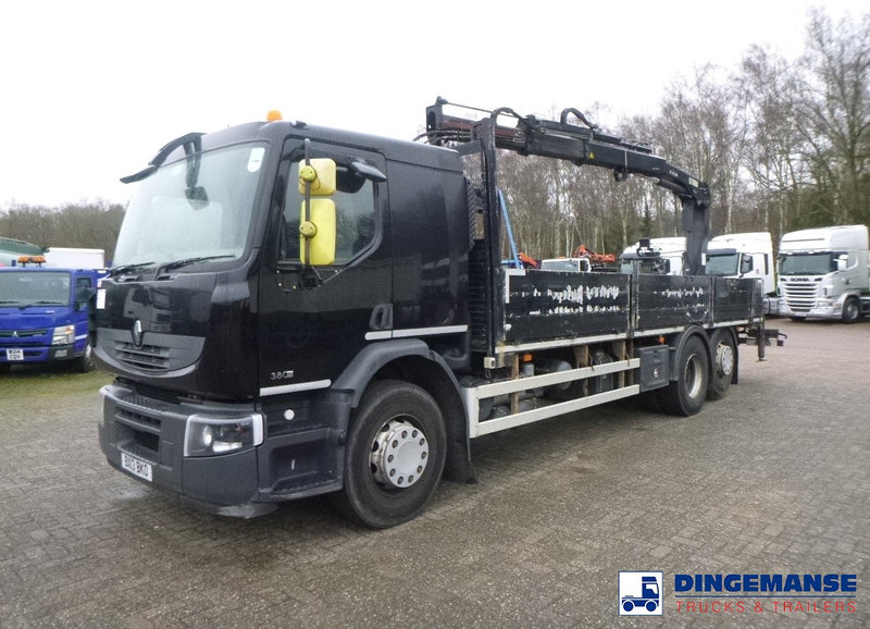 Renault Premium 380 DXI 6x2 RHD + Hiab 122 B2 Duo - Camión grúa: foto 1 Renault Premium 380 DXI 6x2 RHD + Hiab 122 B2 Duo - Camión grúa: foto 1