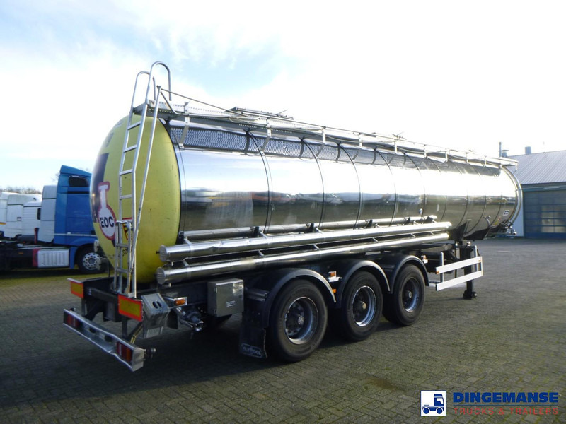 Van Hool Chemical tank inox 30 m3 / 3 comp - Remolque cisterna: foto 4 Van Hool Chemical tank inox 30 m3 / 3 comp - Remolque cisterna: foto 4