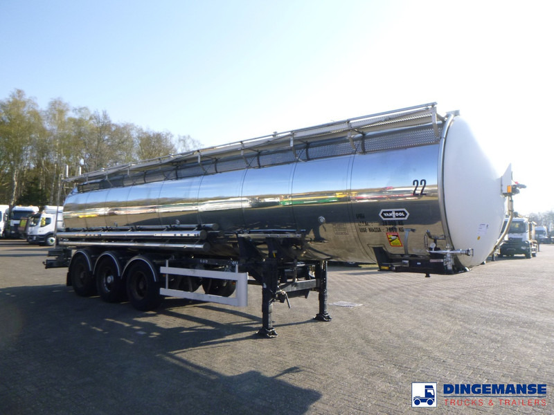 Van Hool Chemical tank inox L4BH 30 m3 / 3 comp - Semirremolque cisterna: foto 2 Van Hool Chemical tank inox L4BH 30 m3 / 3 comp - Semirremolque cisterna: foto 2