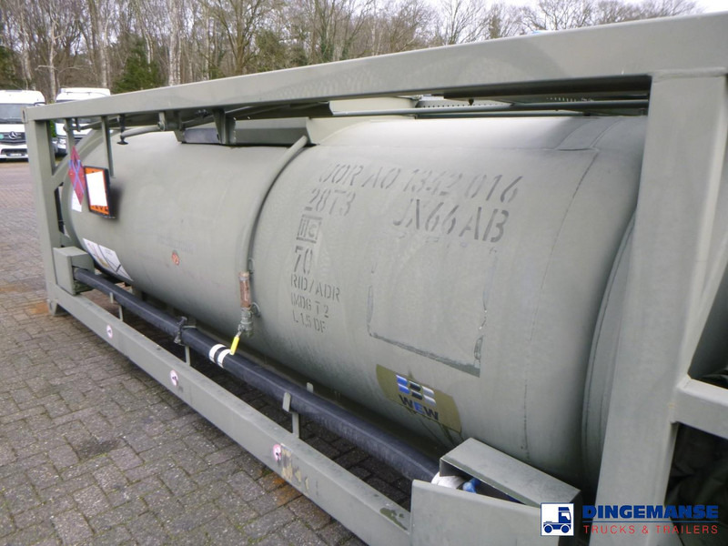 WEW (Westerwälder Eisenwerk) Fuel (kerosene, diesel) tank container 20 ft. inox 10 m3 / 1 comp + pump - Tanque de almacenamiento: foto 5 WEW (Westerwälder Eisenwerk) Fuel (kerosene, diesel) tank container 20 ft. inox 10 m3 / 1 comp + pump - Tanque de almacenamiento: foto 5