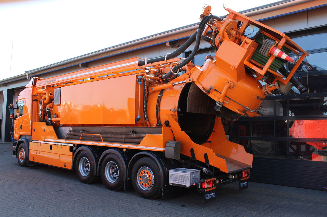 Limpieza de alcantarillado Scania R450 8x4 Kroll 19m³ Wasserrückgewinner Kombi-HD: foto 12 Limpieza de alcantarillado Scania R450 8x4 Kroll 19m³ Wasserrückgewinner Kombi-HD: foto 12