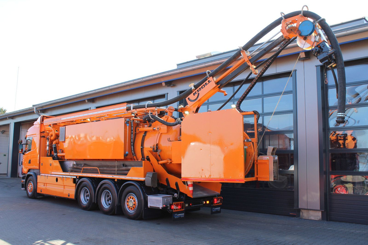 Limpieza de alcantarillado Scania R450 8x4 Kroll 19m³ Wasserrückgewinner Kombi-HD: foto 11 Limpieza de alcantarillado Scania R450 8x4 Kroll 19m³ Wasserrückgewinner Kombi-HD: foto 11