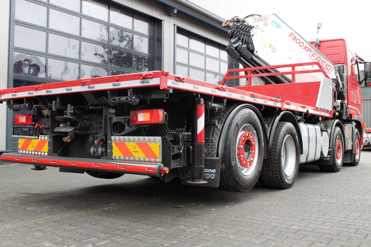 Camión caja abierta, Camión grúa Volvo FM 480 8x2 Pritsche + FASSI F800XP Kran 6x: foto 17