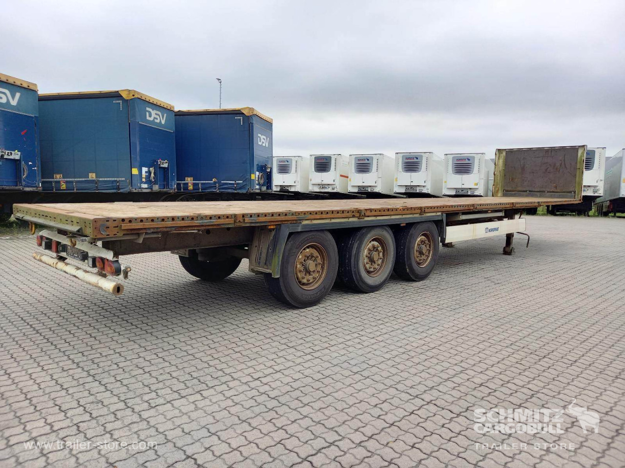 Semirremolque plataforma/ Caja abierta KRONE Auflieger Plateau Standard: foto 6