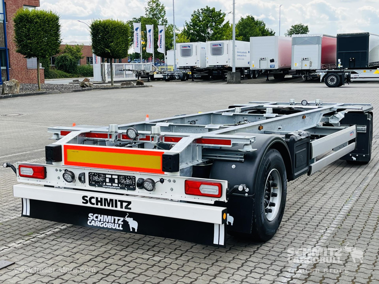 Remolque portacontenedore/ Intercambiable nuevo SCHMITZ Anhänger Wechselfahrgestell Maxiausführung: foto 1
