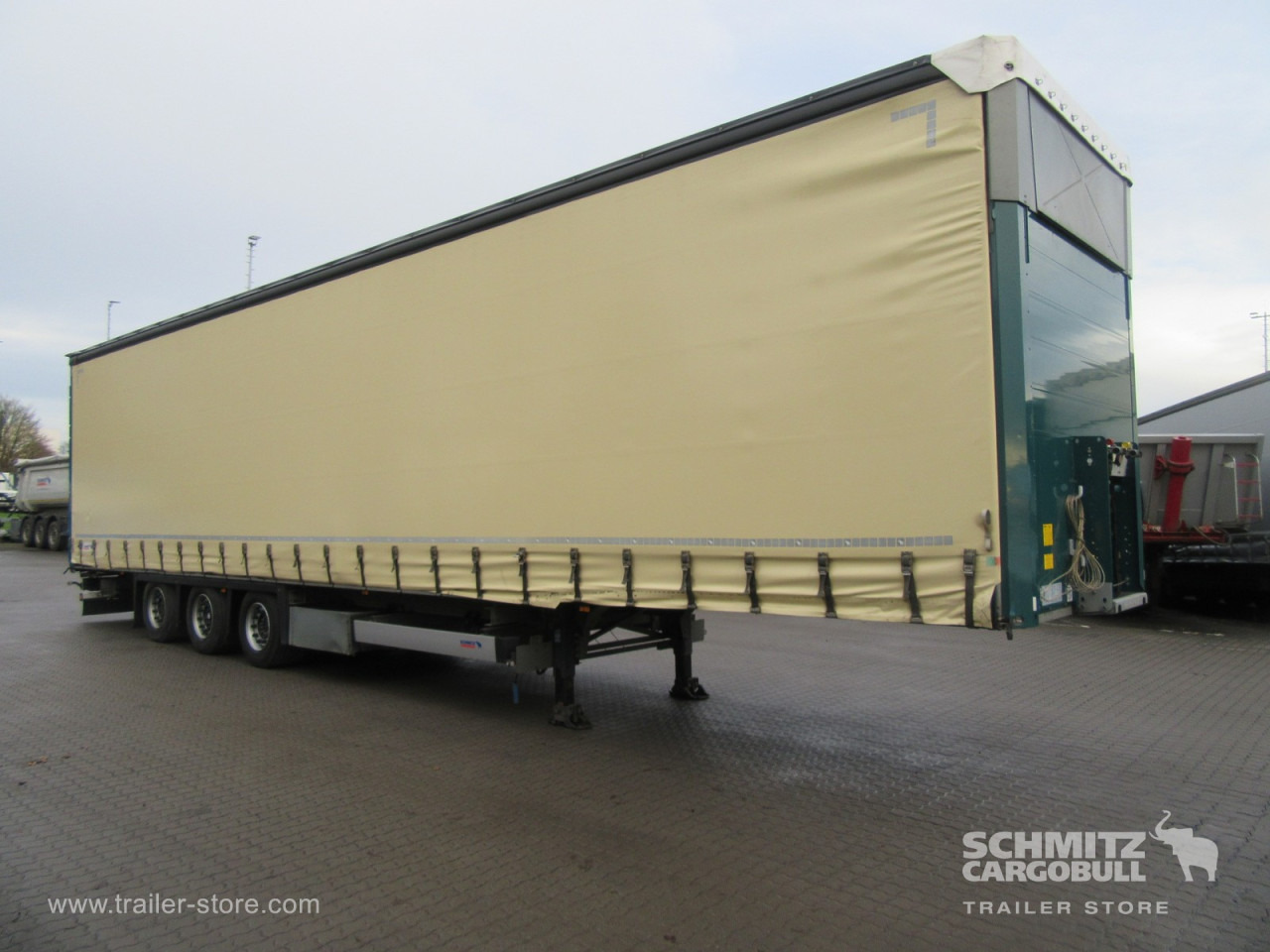 SCHMITZ Auflieger Curtainsider Mega - Semirremolque lona: foto 1 SCHMITZ Auflieger Curtainsider Mega - Semirremolque lona: foto 1