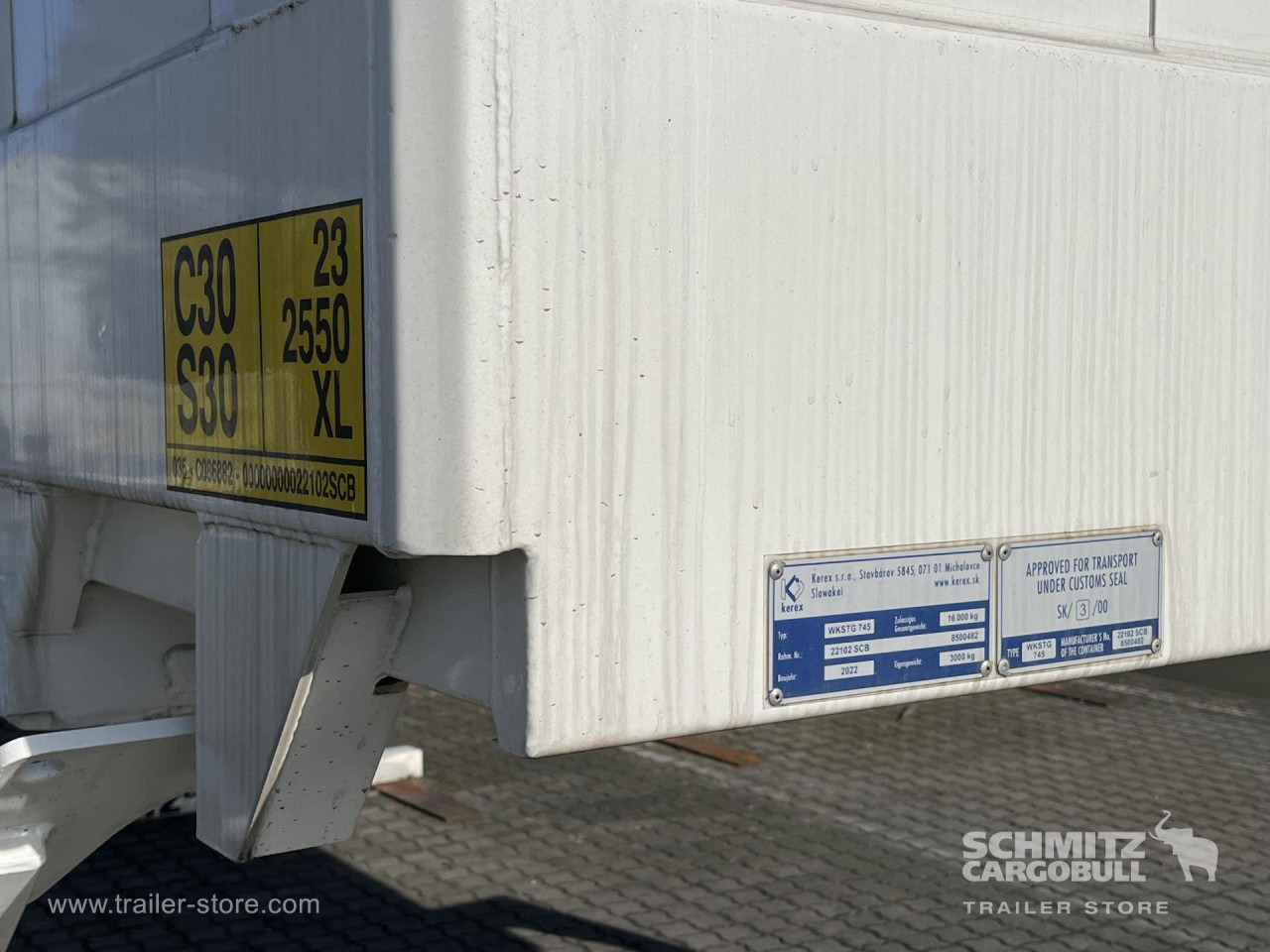 SCHMITZ Wechselaufbau Trockenfrachtkoffer 7.45 Roller - Remolque caja cerrada: foto 5 SCHMITZ Wechselaufbau Trockenfrachtkoffer 7.45 Roller - Remolque caja cerrada: foto 5