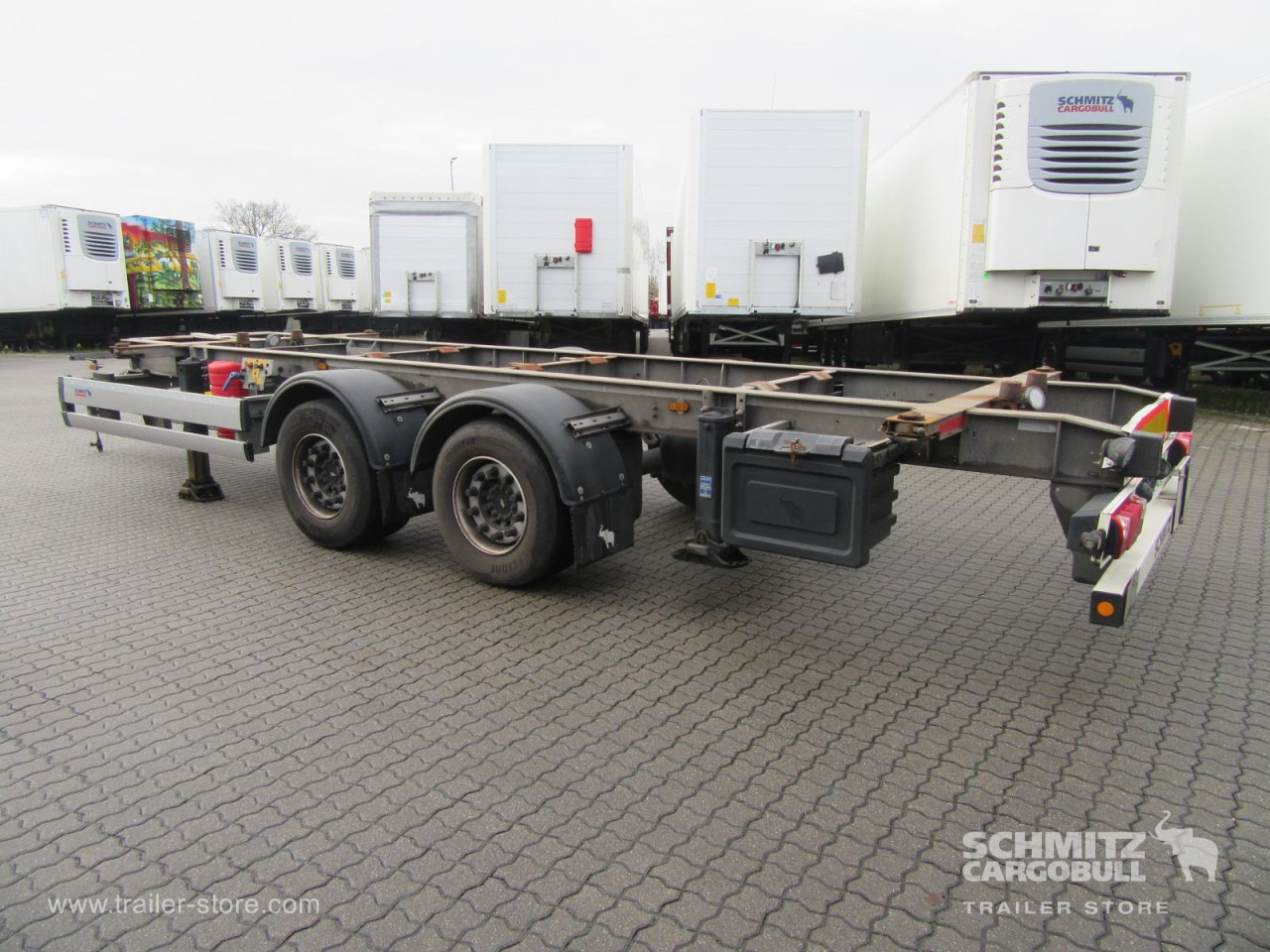 SCHMITZ Zentralachsanhänger Wechselfahrgestell - Remolque portacontenedore/ Intercambiable: foto 4 SCHMITZ Zentralachsanhänger Wechselfahrgestell - Remolque portacontenedore/ Intercambiable: foto 4