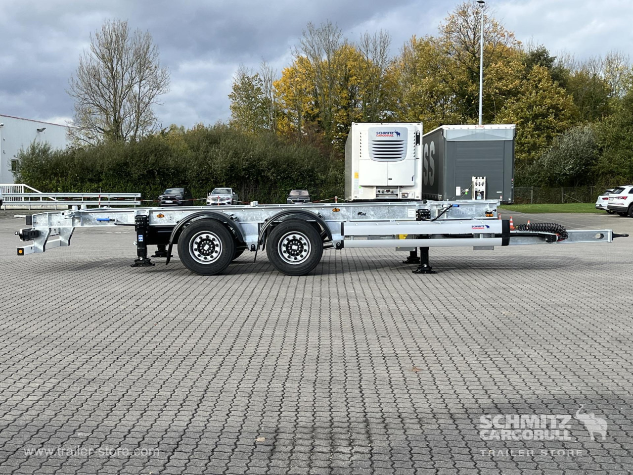 SCHMITZ Zentralachsanhänger Wechselfahrgestell - Remolque portacontenedore/ Intercambiable: foto 3 SCHMITZ Zentralachsanhänger Wechselfahrgestell - Remolque portacontenedore/ Intercambiable: foto 3