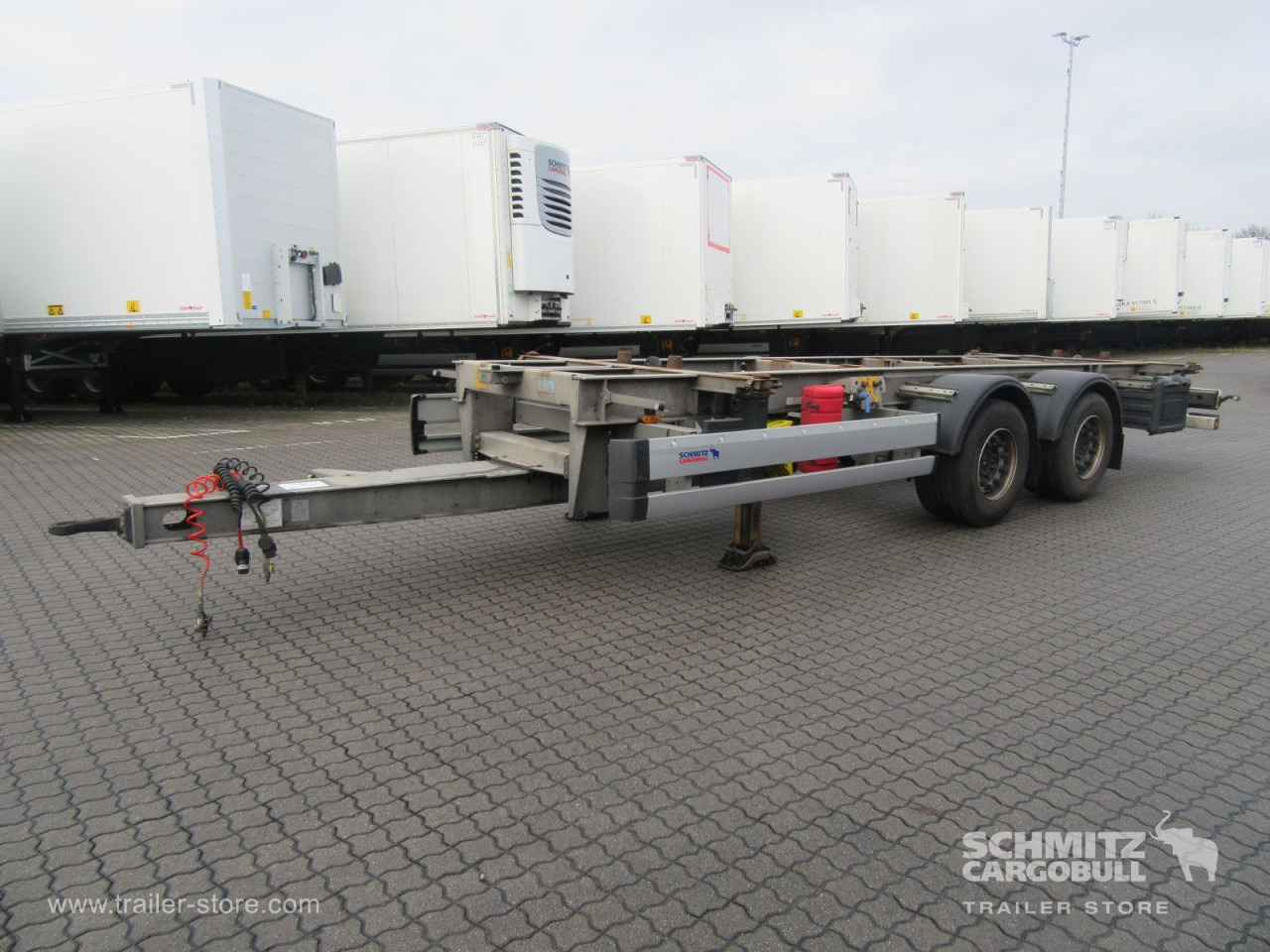 SCHMITZ Zentralachsanhänger Wechselfahrgestell - Remolque portacontenedore/ Intercambiable: foto 5 SCHMITZ Zentralachsanhänger Wechselfahrgestell - Remolque portacontenedore/ Intercambiable: foto 5