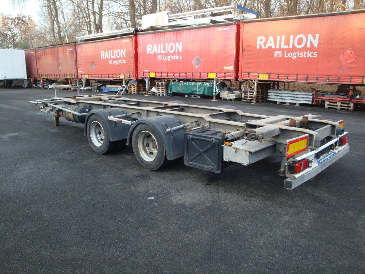 Obermaier W190 ZLU Jumbo Tandem BDF C 7820 7,82 verzinkt - Remolque portacontenedore/ Intercambiable: foto 3 Obermaier W190 ZLU Jumbo Tandem BDF C 7820 7,82 verzinkt - Remolque portacontenedore/ Intercambiable: foto 3