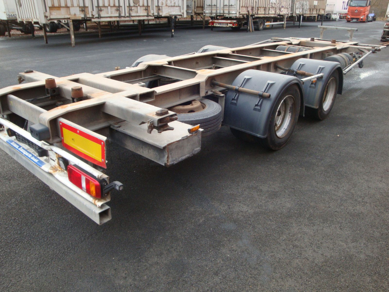 Obermaier W190 ZLU Jumbo Tandem BDF C 7820 7,82 verzinkt - Remolque portacontenedore/ Intercambiable: foto 4 Obermaier W190 ZLU Jumbo Tandem BDF C 7820 7,82 verzinkt - Remolque portacontenedore/ Intercambiable: foto 4