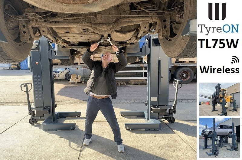 Equipo de taller TL75W-4 30T Mobile truck lift - wireless - battery powered: foto 11 Equipo de taller TL75W-4 30T Mobile truck lift - wireless - battery powered: foto 11