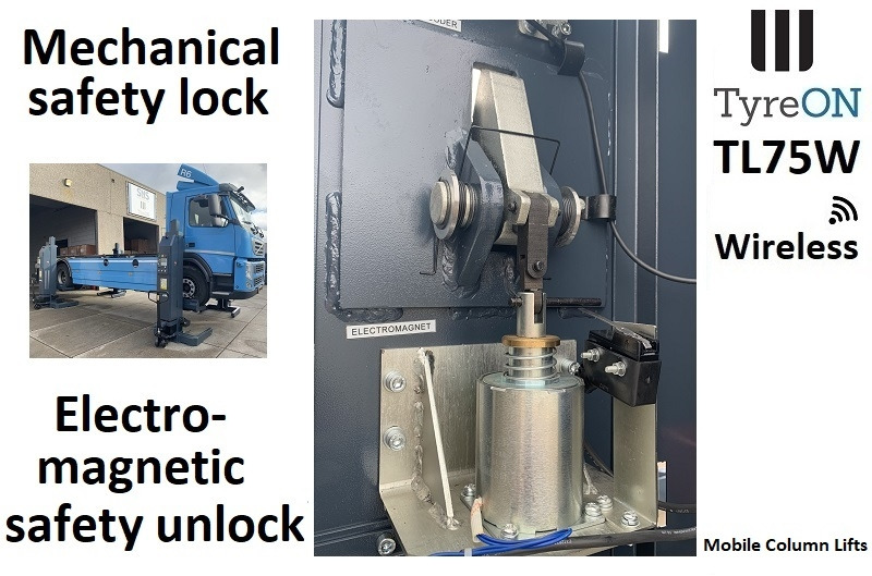 Equipo de taller TL75W-4 30T Mobile truck lift - wireless - battery powered: foto 6 Equipo de taller TL75W-4 30T Mobile truck lift - wireless - battery powered: foto 6