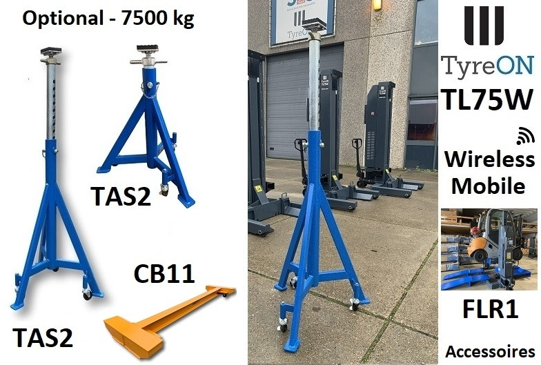 Equipo de taller TL75W-4 30T Mobile truck lift - wireless - battery powered: foto 10 Equipo de taller TL75W-4 30T Mobile truck lift - wireless - battery powered: foto 10