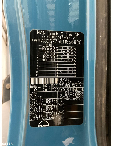 Cabeza tractora MAN TGS 33.480 6x6 Euro 6 Palfinger 27 Tonmeter boomkraan: foto 20 Cabeza tractora MAN TGS 33.480 6x6 Euro 6 Palfinger 27 Tonmeter boomkraan: foto 20