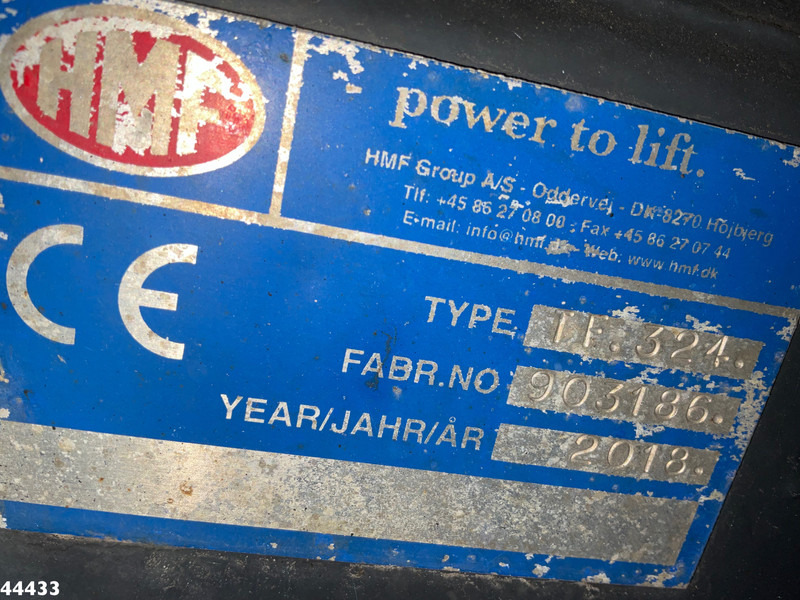 Camión con equipo de cable, Camión grúa DAF DAF FAX CF 480 Euro 6 HMF 26 Tonmeter laadkraan: foto 20