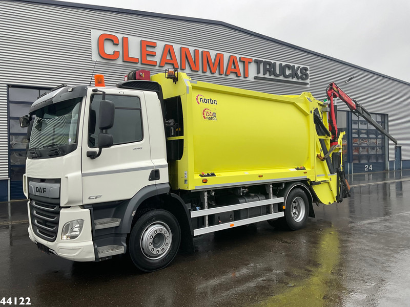 DAF FA CF 340 Euro 6 Norba 17 m³ + Palfinger 3.8 Tonmeter laadkraan + Winch - Camión de basura: foto 1 DAF FA CF 340 Euro 6 Norba 17 m³ + Palfinger 3.8 Tonmeter laadkraan + Winch - Camión de basura: foto 1