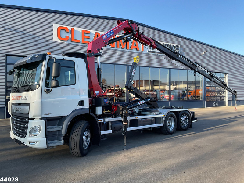 DAF FAN CF 340 Euro 6 HMF 18 Tonmeter laadkraan met lier Just 45.802 km! - Camión multibasculante, Camión grúa: foto 1 DAF FAN CF 340 Euro 6 HMF 18 Tonmeter laadkraan met lier Just 45.802 km! - Camión multibasculante, Camión grúa: foto 1