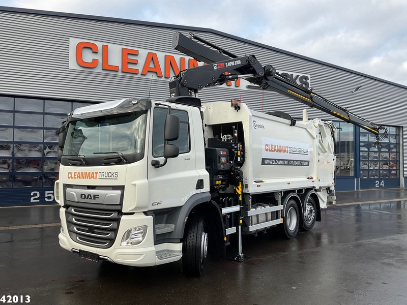 DAF FAN CF 340 Hiab 23 ton/meter laadkraan - Camión de basura: foto 1 DAF FAN CF 340 Hiab 23 ton/meter laadkraan - Camión de basura: foto 1