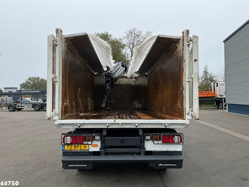 Camión volquete, Camión grúa DAF FAN LF 220 Euro 6 Hiab 11 Tonmeter laadkraan Just 166.649 Km!: foto 7