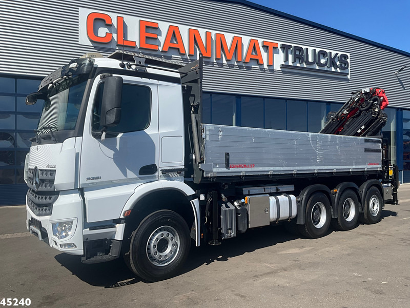 Mercedes-Benz Arocs 3251 8x4 Euro 6 Retarder Palfinger 34 Tonmeter laadkraan + Fly-Jib Just 146.766 km! - Camión volquete, Camión grúa: foto 3 Mercedes-Benz Arocs 3251 8x4 Euro 6 Retarder Palfinger 34 Tonmeter laadkraan + Fly-Jib Just 146.766 km! - Camión volquete, Camión grúa: foto 3