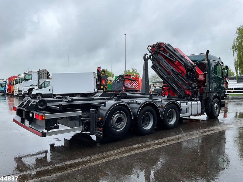 Scania G480 8x4 HMF 60 Tonmeter laadkraan + Fly-jib - Camión multibasculante, Camión grúa: foto 5 Scania G480 8x4 HMF 60 Tonmeter laadkraan + Fly-jib - Camión multibasculante, Camión grúa: foto 5