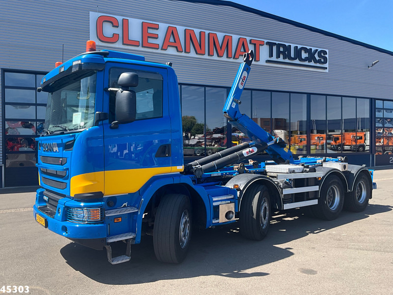 Scania G490 8x4 Euro 6 Hyva 30 Ton haakarmsysteem - Camión multibasculante: foto 1 Scania G490 8x4 Euro 6 Hyva 30 Ton haakarmsysteem - Camión multibasculante: foto 1