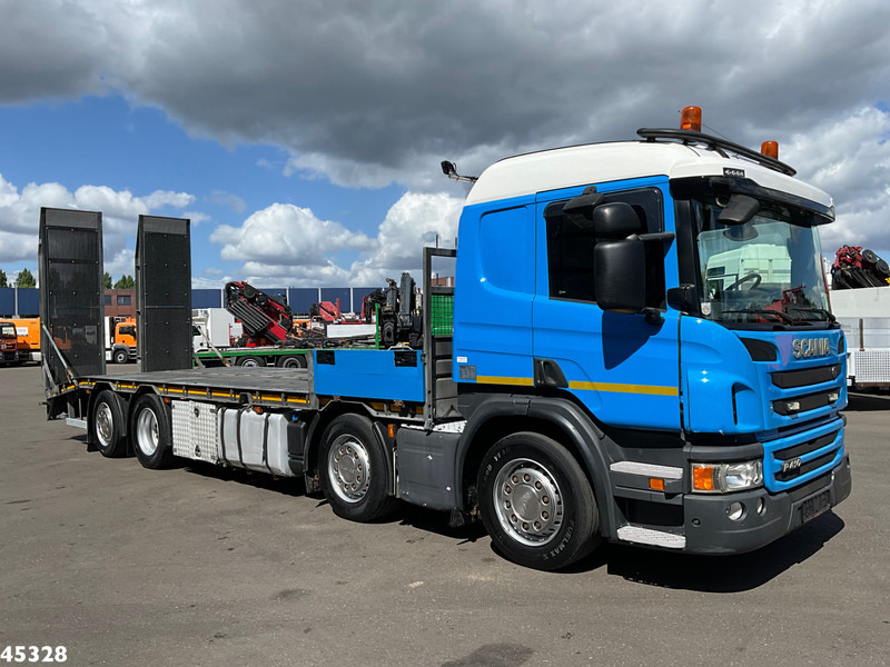 Scania P 410 8x2 Euro 6 Retarder Autotransporter met hydraulische oprijrampen - Camión portavehículos: foto 4 Scania P 410 8x2 Euro 6 Retarder Autotransporter met hydraulische oprijrampen - Camión portavehículos: foto 4